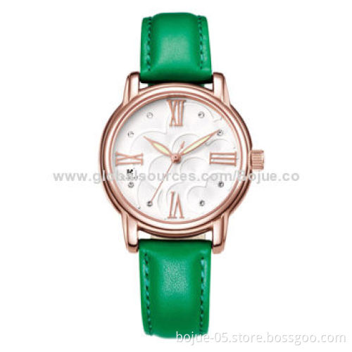 Ladies fashion belts watches with genuine leather strap